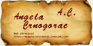 Angela Crnogorac vizit kartica